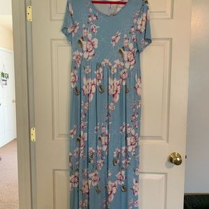 Floral maxi dress